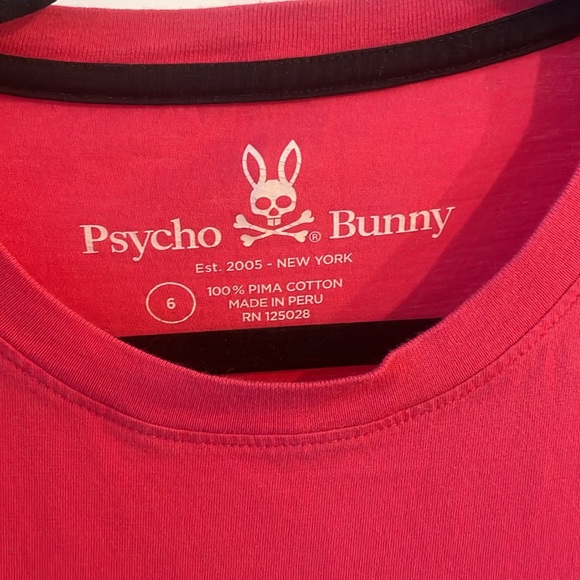 Psycho Bunny Hot Pink T-Shirt - Picture 6 of 7